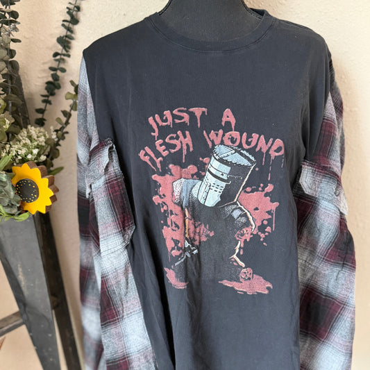 Flesh Wound Refashioned Flannel