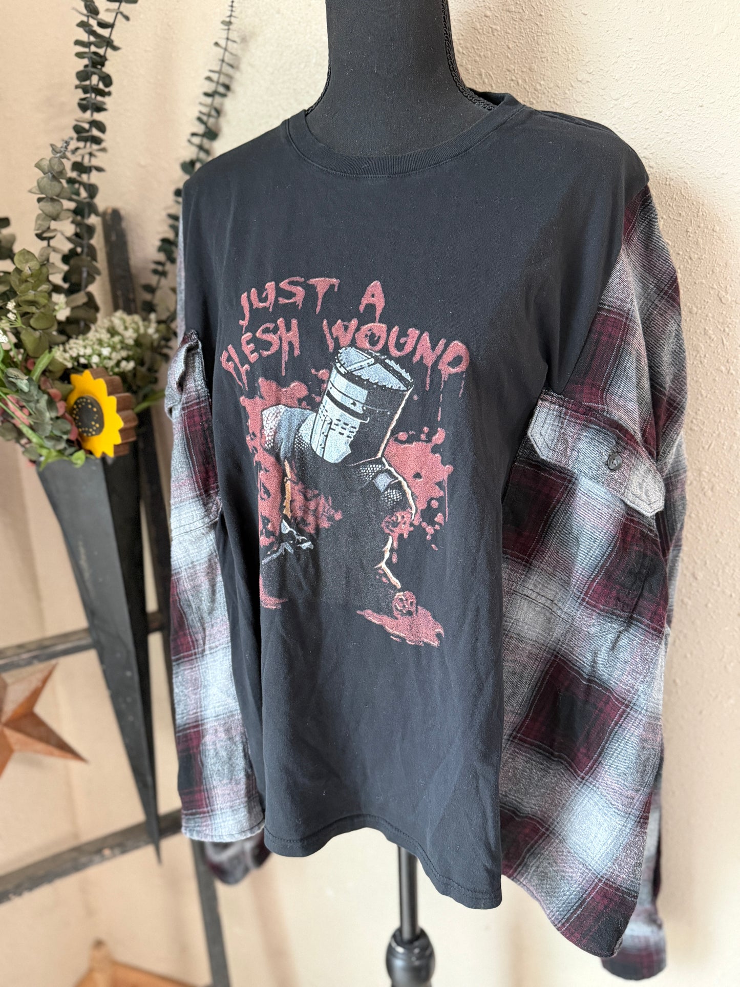 Flesh Wound Refashioned Flannel
