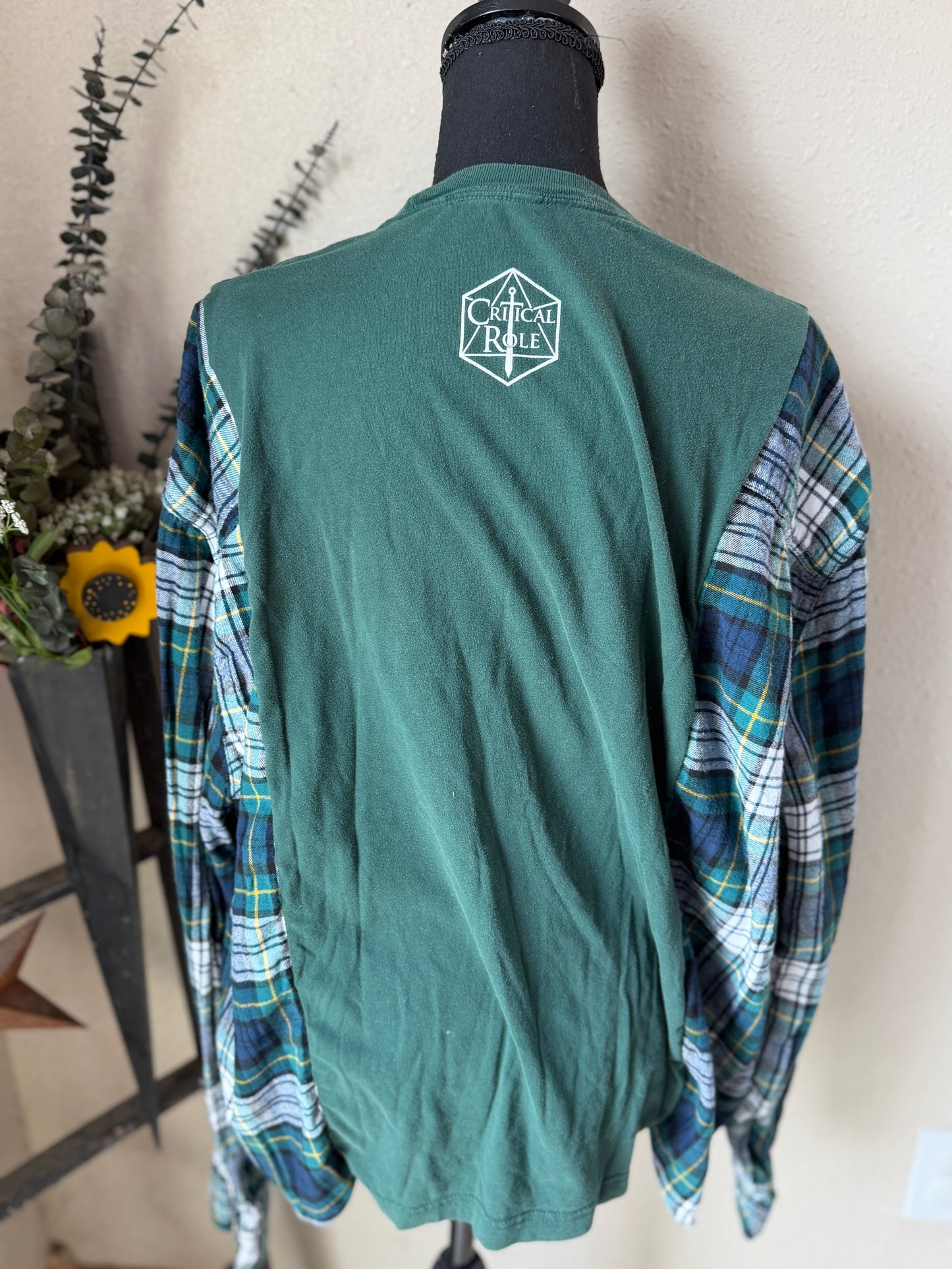 Caduceus Refashioned Flannel