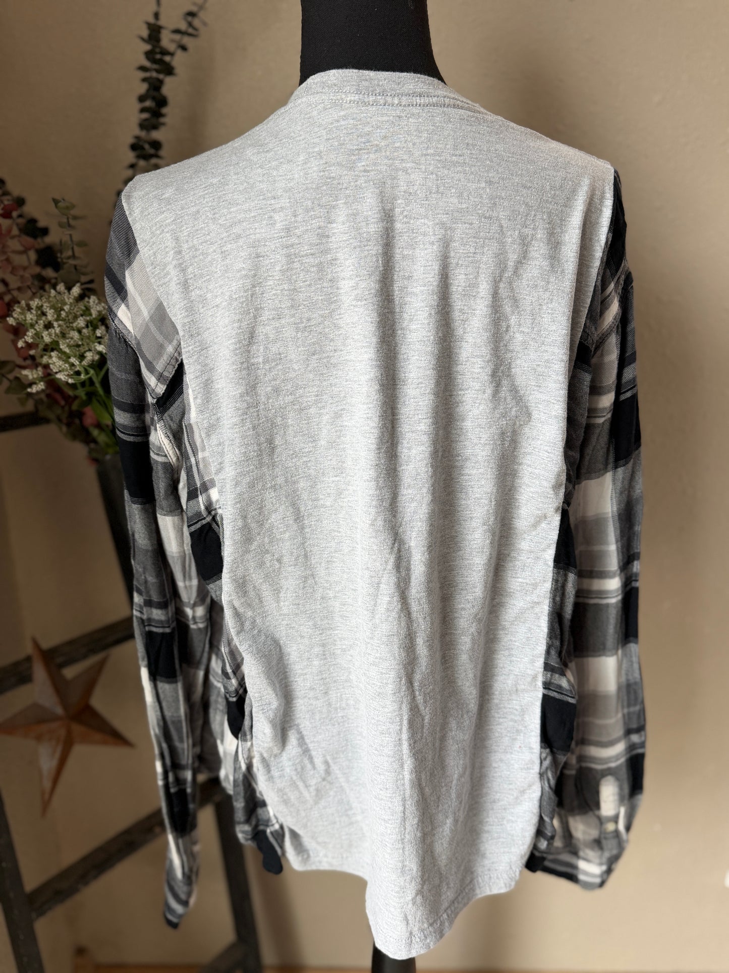 When it Rains it Poes Refashioned Flannel