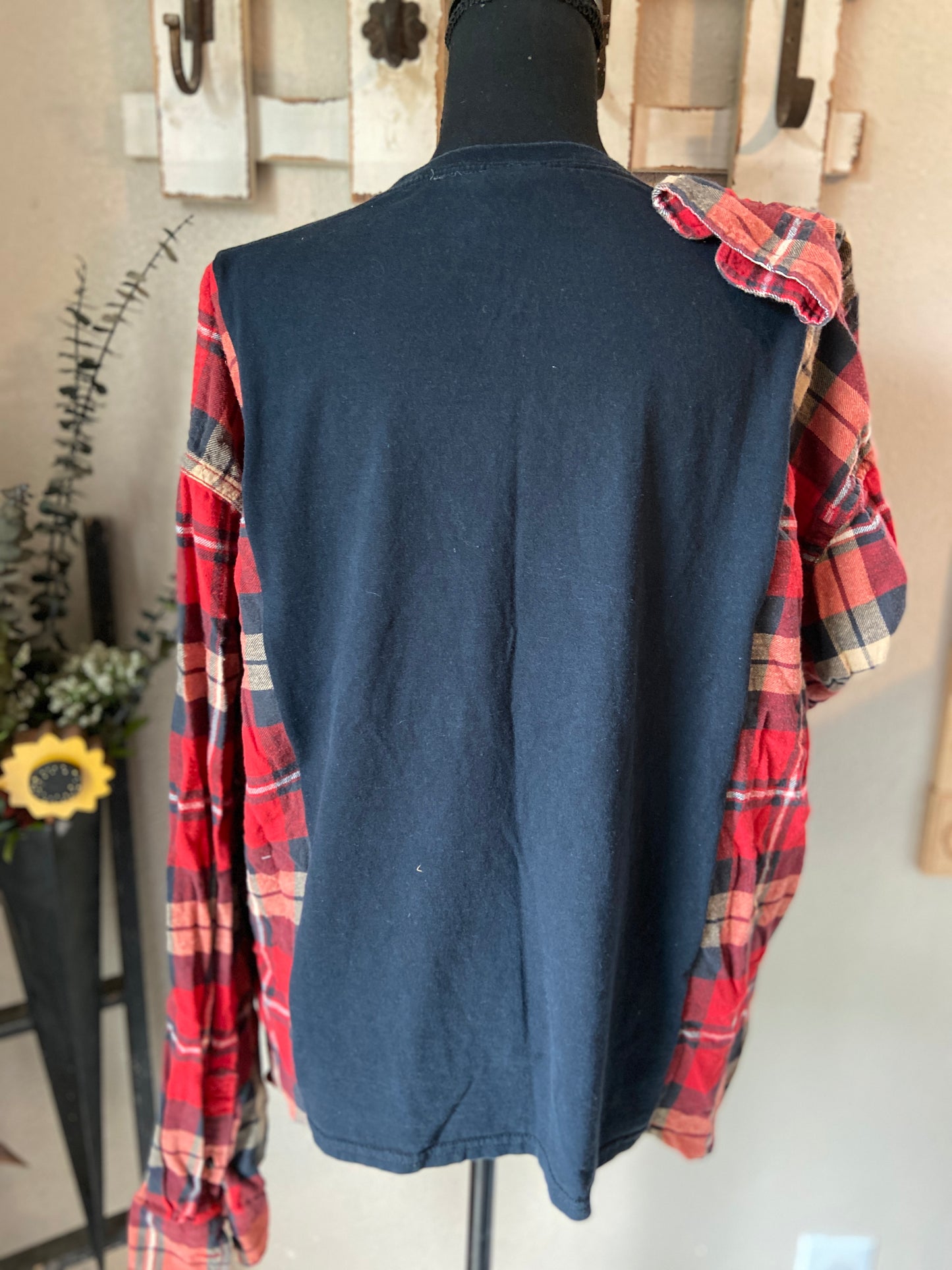Harley Quinn Refashioned Flannel