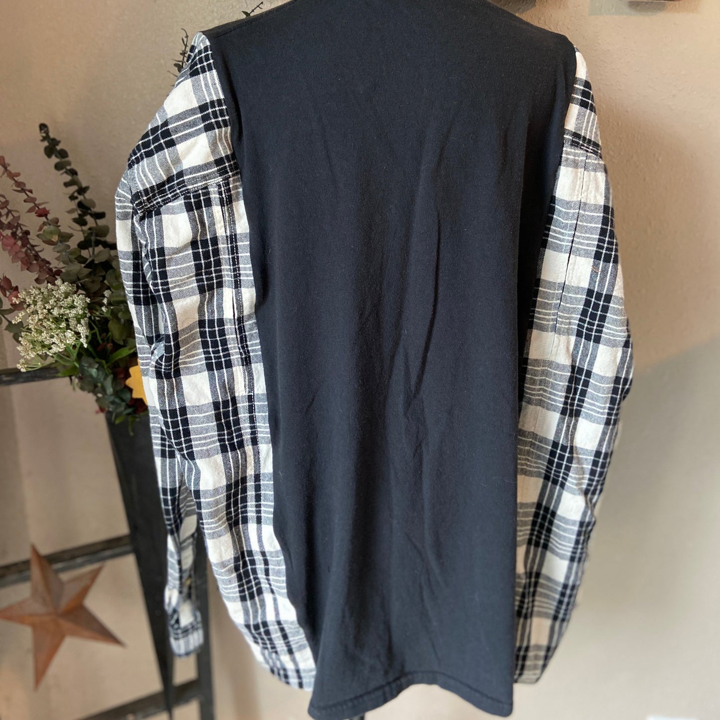 Jack Skellington Refashioned Flannel