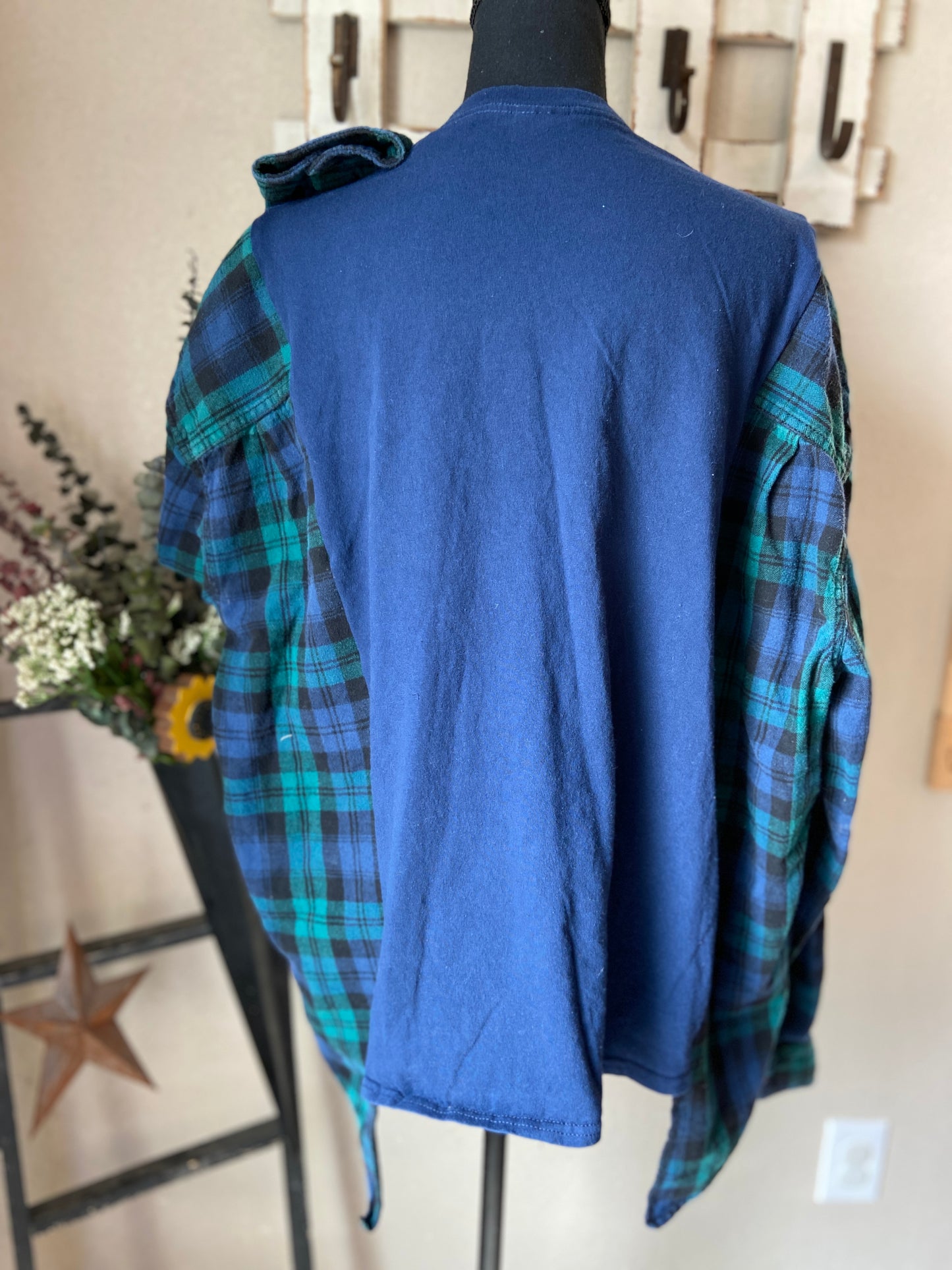 Batman and The Joker Refashioned Flannel