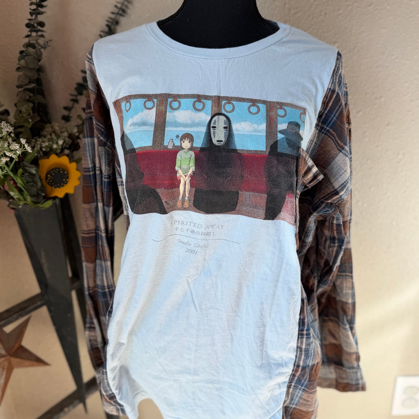 Spirited Away Refashioned Flannel