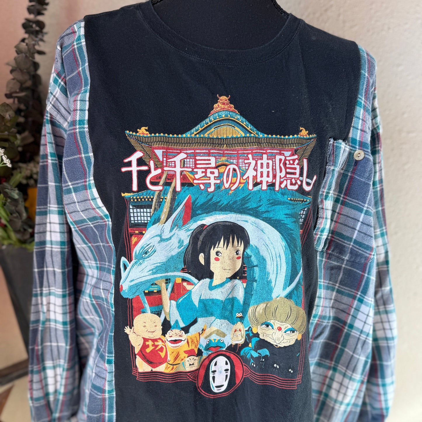 Spirited Away Refashioned Flannel