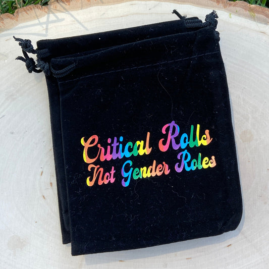 Drawstring Dice Bag - Critical Rolls