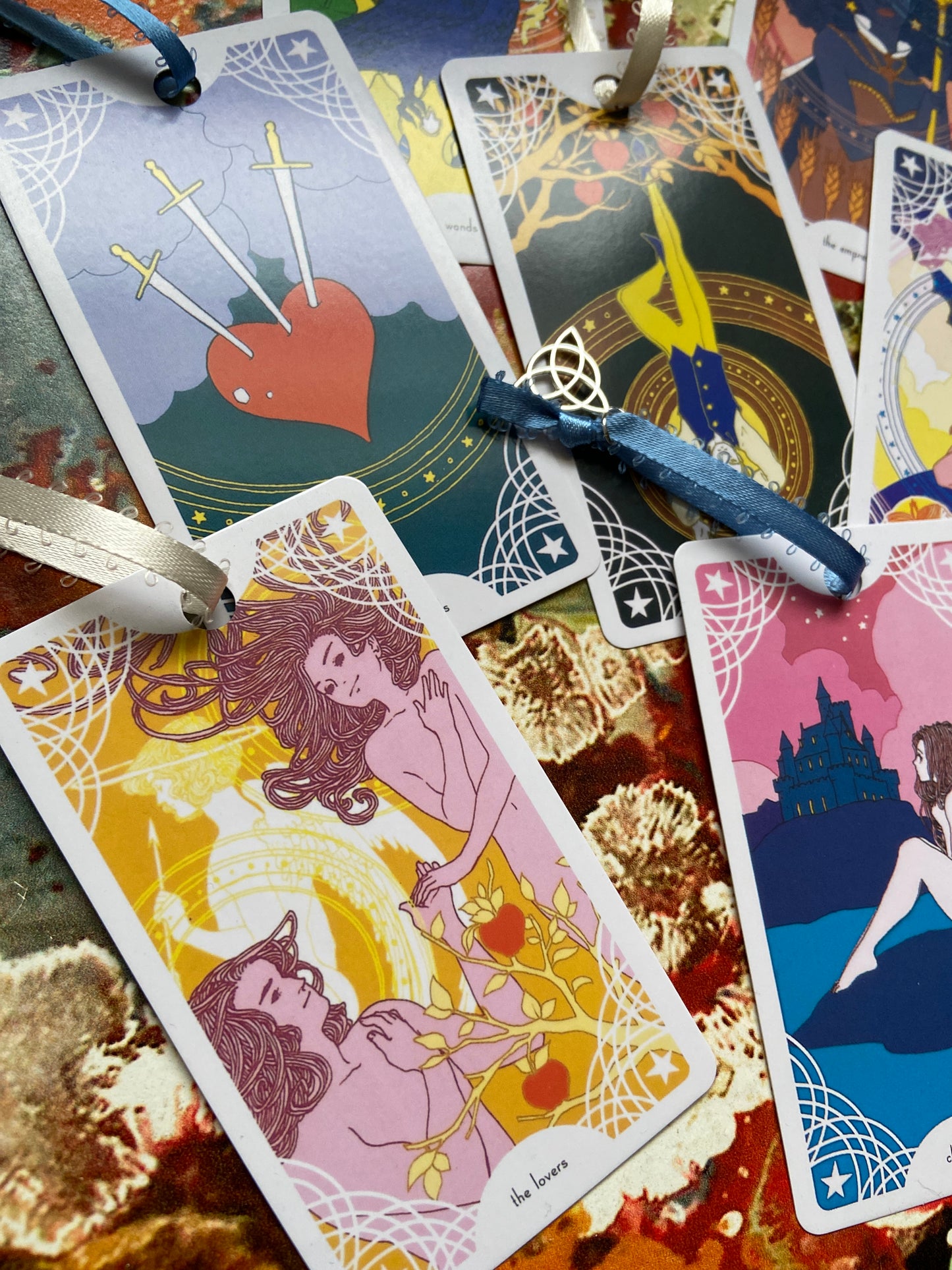 Tarot Card Bookmarks - 3 Chosen at Random