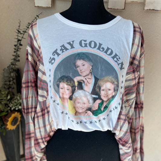 Golden Girls Refashioned Flannel