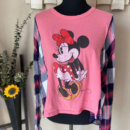 Minnie Mouse Refashioned Flannel