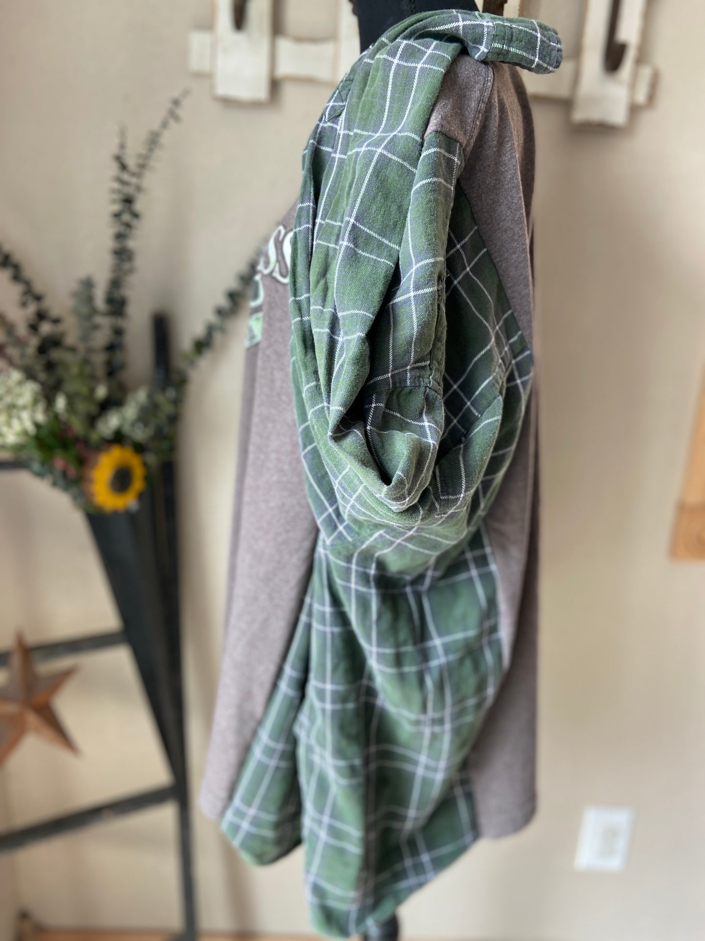 Guinness Feelin' Lucky Refashioned Flannel